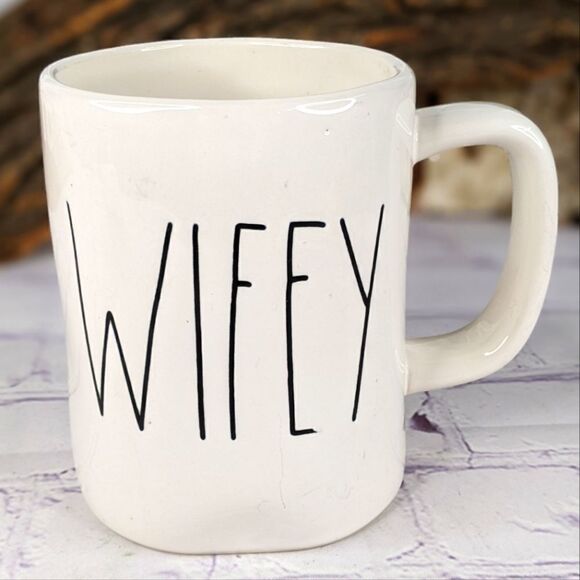 Rae Dunn WIFEY Ceramic Mug - Picture 1 of 6